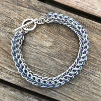 Full persian zilver en gekleurd aluminium